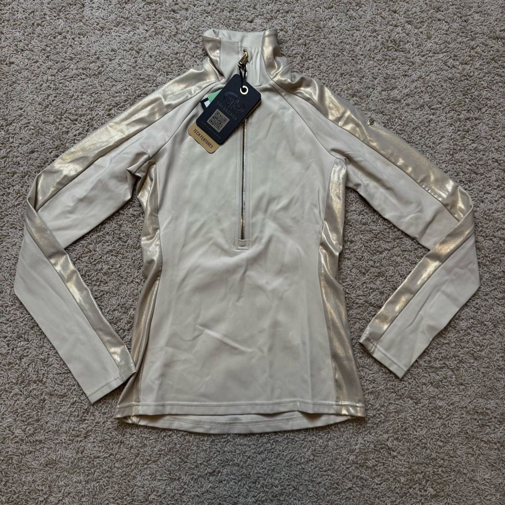 Goldbergh Royal Ski Pully Thermal Base Layer Champagne NWT XS
